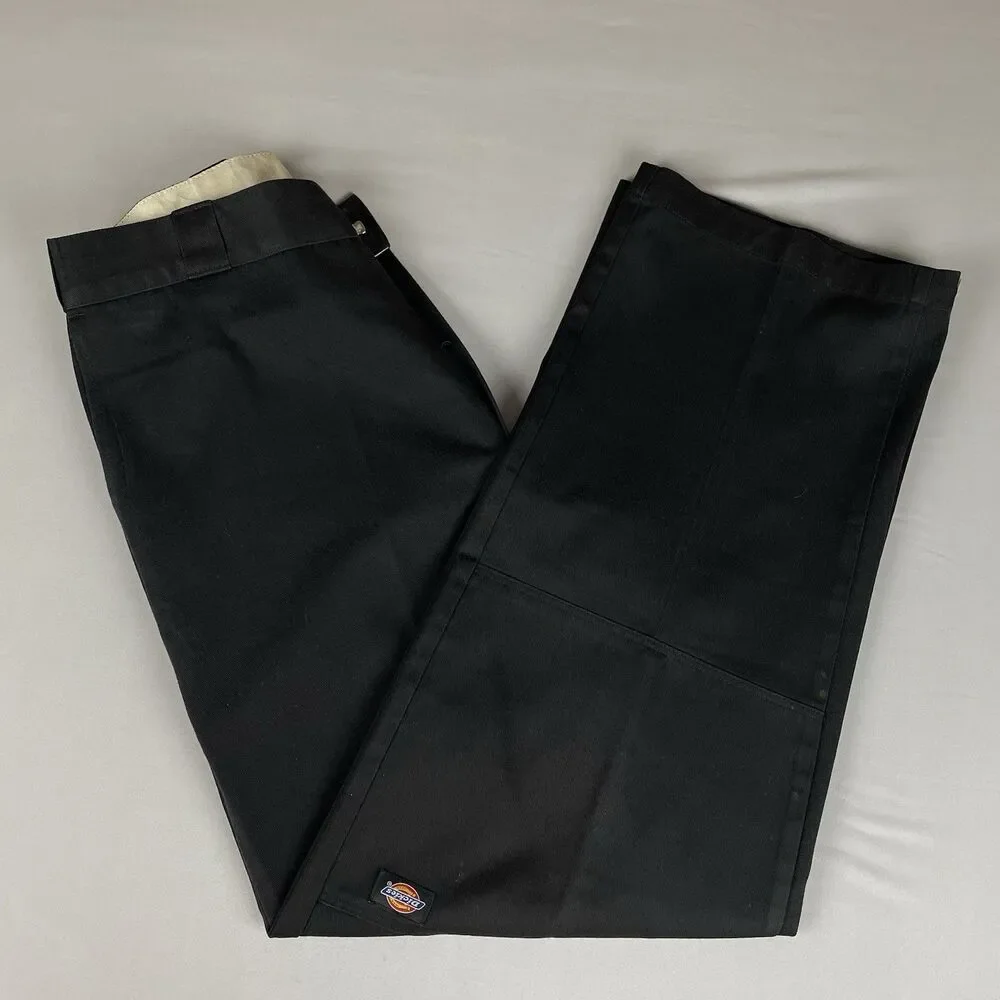 Dickies Double Knee Work Pants Men’s 34x33 Black Menswear Streetwear Urban